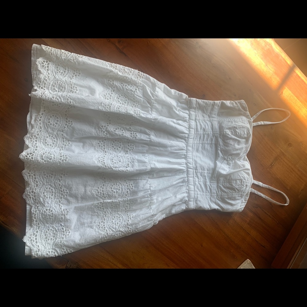 White cotton sundress